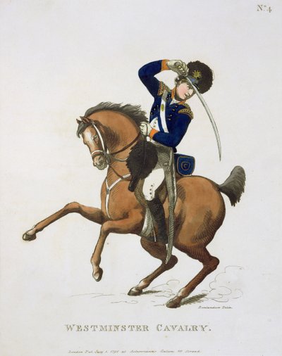 Westminster Cavalry Volunteer, plate 4 from 